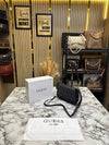 Guess Verona Monogram Flap Crossbody With Box And Dust Bag (Black)