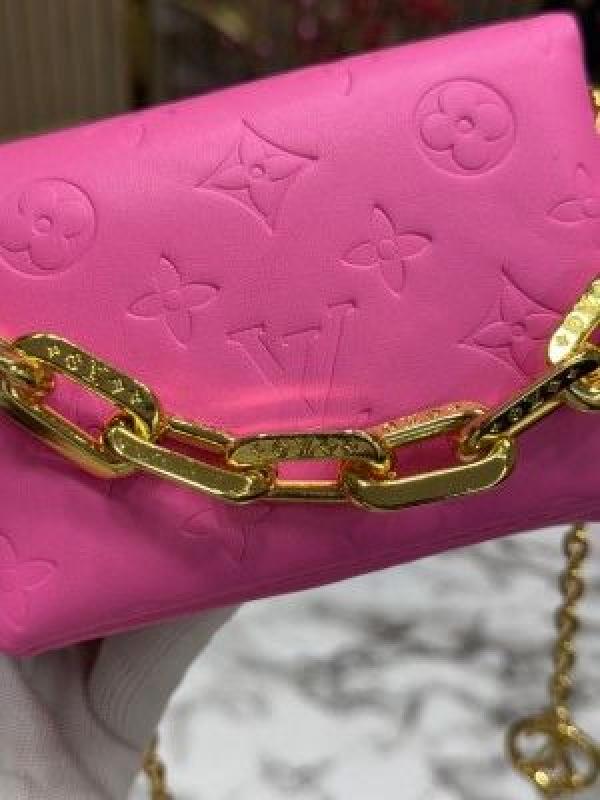 loui_vuitton coussin nano bag with og double box premium quality (pink)