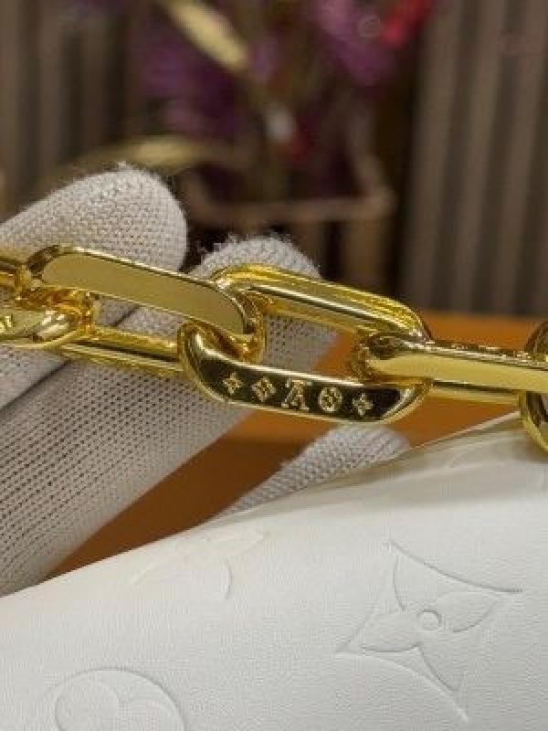 loui_s vuitton coussin nano bag with og double box premium quality (white)
