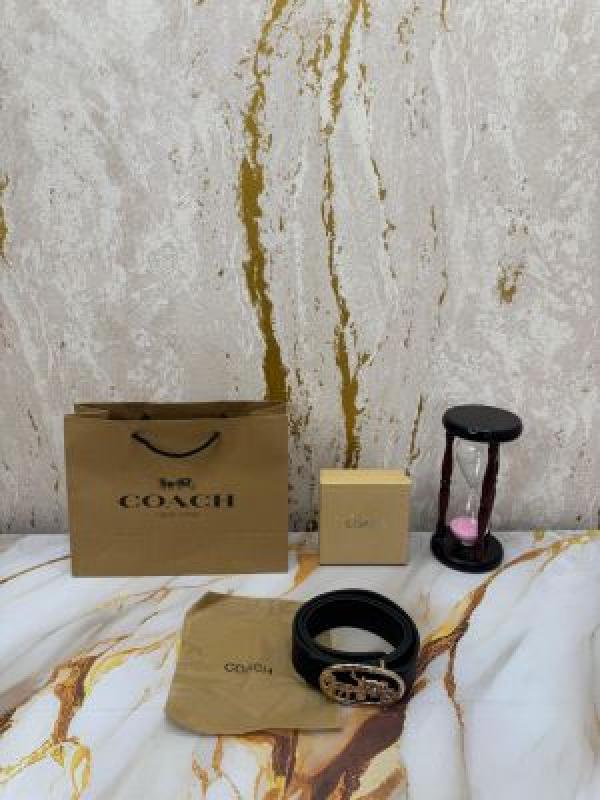 Coac_h_Horse_Carriage_Buckle_Belt_Premium_Quality_With_Box_And_Dust_Bag_(C60-G_Black)