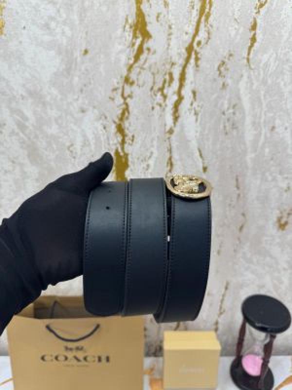 Coac_h_Horse_Carriage_Buckle_Belt_Premium_Quality_With_Box_And_Dust_Bag_(C60-G_Black)