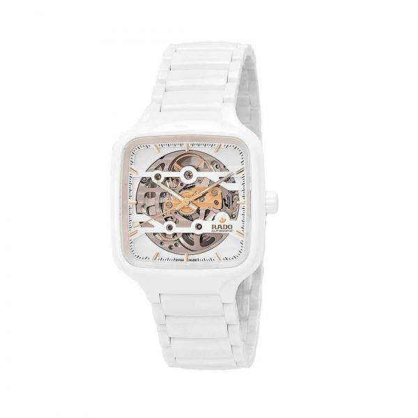 Radd_o true square automatic ceramic- white-gold