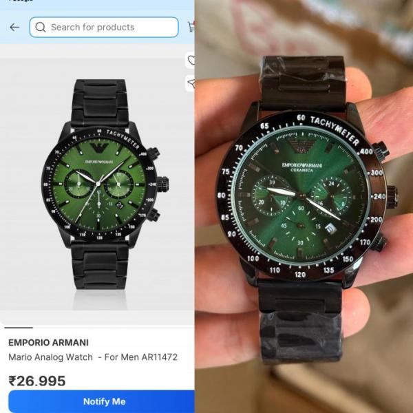 Emporio Arma i Chronograph (All working) Best Quality