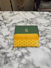 Goyar_d Signature Chevron Zip Around Long Wallet With Box (Yellow) (AAA60017)