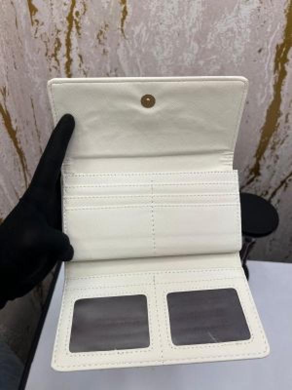 MICHAEL_KORS PREMIUM WALLET LOGO TRI FOLD WALLET (MK-8018 WHITE)