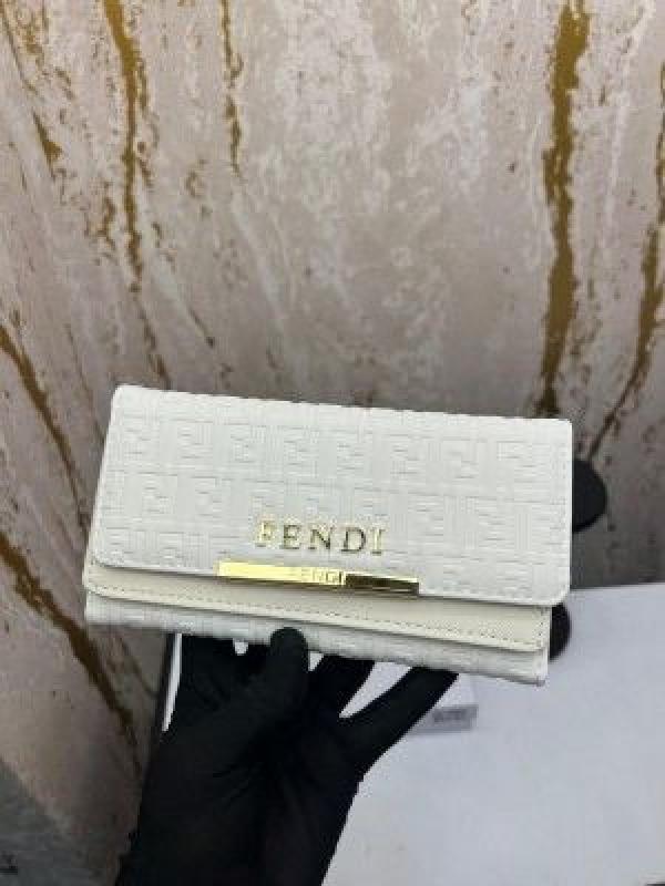 FENDI_LOGO_PREMIUM_WALLET_EMBOSSED_TRI_FOLD_WALLET_WITH_BOX_(FENDI-8019_WHITE)