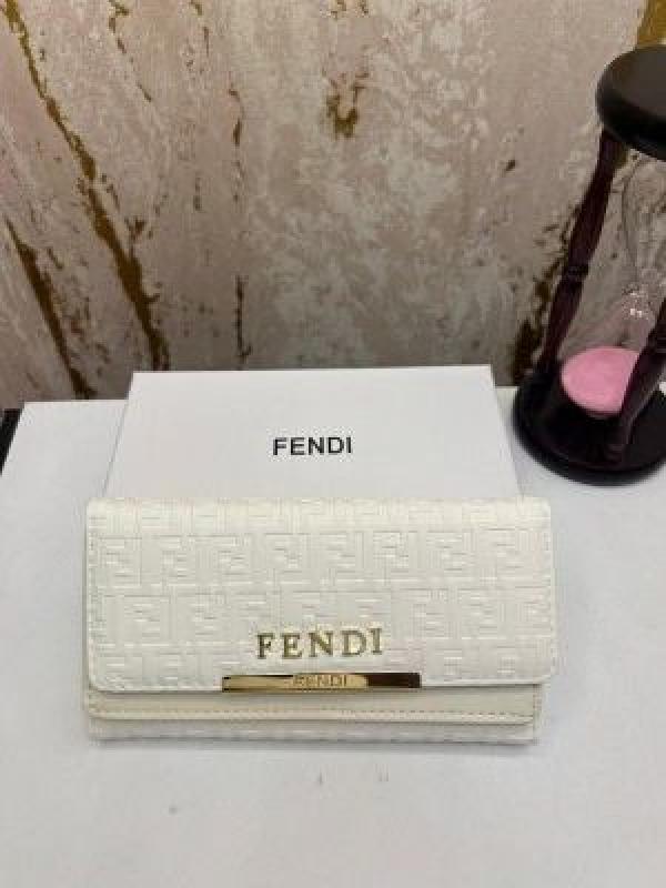 FENDI_LOGO_PREMIUM_WALLET_EMBOSSED_TRI_FOLD_WALLET_WITH_BOX_(FENDI-8019_WHITE)