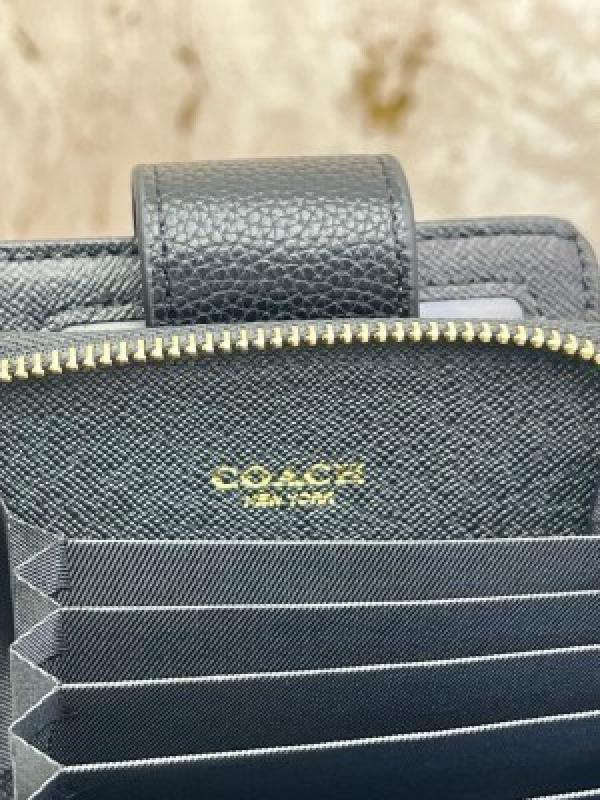 COAC_H PREMIUM WALLET WITH OG BOX AAA 9111 ( BLACK)