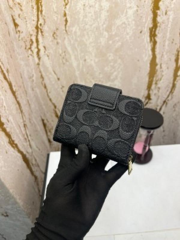 COAC_H PREMIUM WALLET WITH OG BOX AAA 9111 ( BLACK)