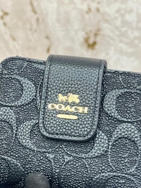 COAC_H PREMIUM WALLET WITH OG BOX AAA 9111 ( BLACK)
