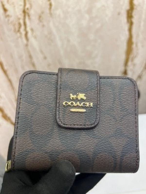 COAC_H PREMIUM WALLET WITH OG BOX AAA 9111 ( COFFEE)