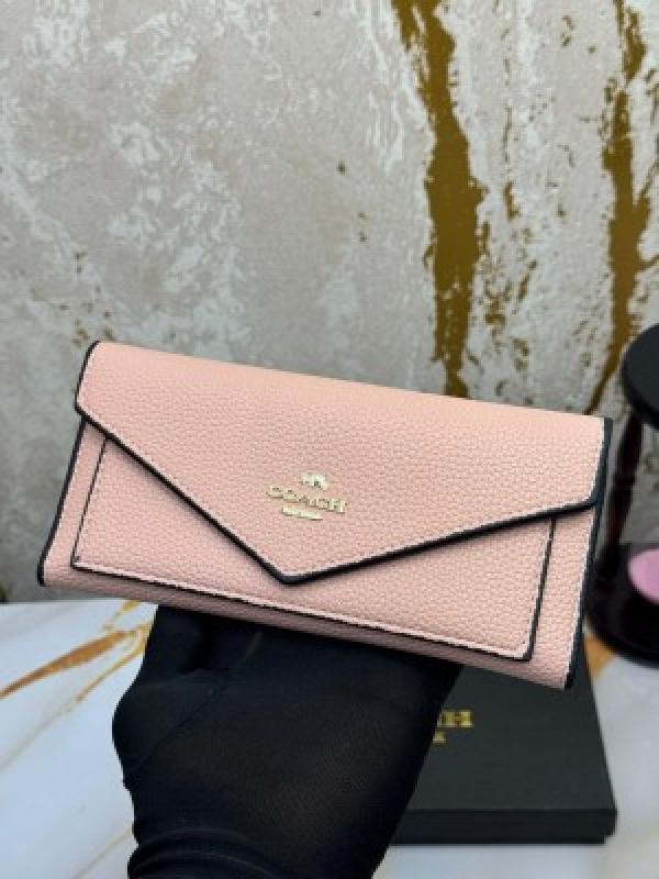 Coach_Premium_Tri-fold_Wallet_With_Original_Box_(204-1_Pink)