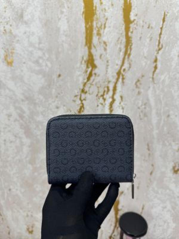 Guess Noelle Zipper Wallet With Box And Dust Bag (Black-GXD006)