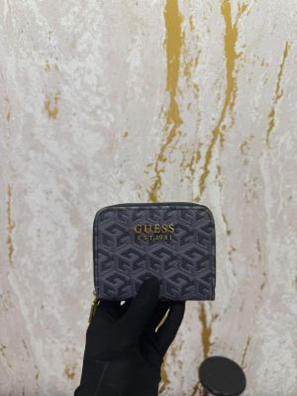 GUESS PREMIUM WALLET WITH OG BOX DUST BAG black GXD005