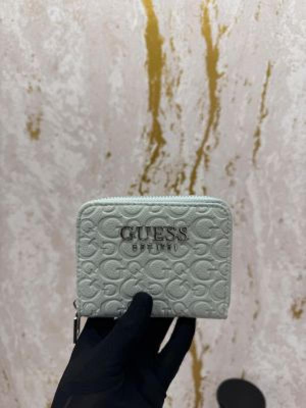Guess Zipper Wallet With Box And Dust Bag (Green-GXD003)