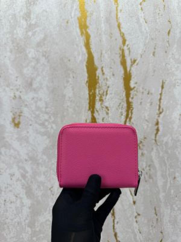 Karl lagerfeld Logo Zipper Around Wallet With Box And Dust Bag (Kxd006-Pink)