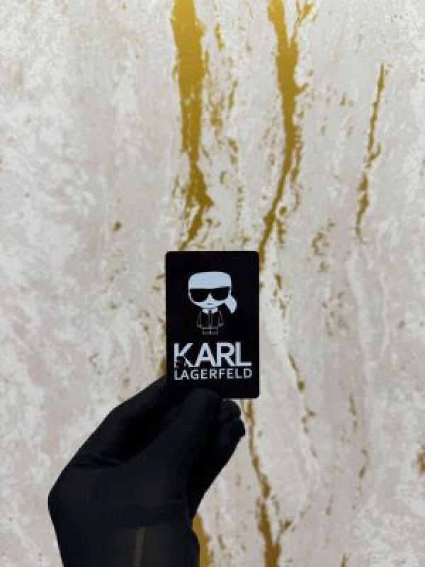 Karl lagerfeld Logo Zipper Around Wallet With Box And Dust Bag (Kxd006-Pink)