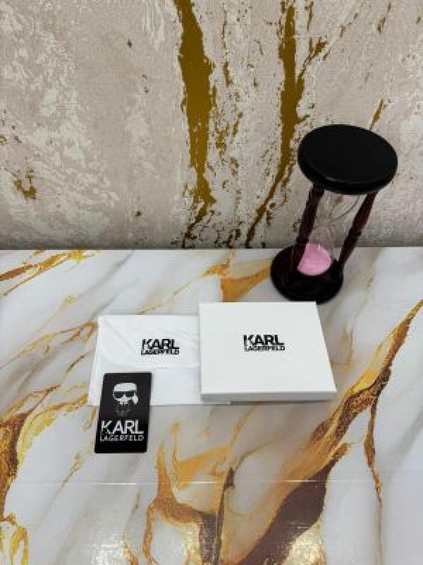 Karl lagerfeld Logo Zipper Around Wallet With Box And Dust Bag (Kxd006-Pink)