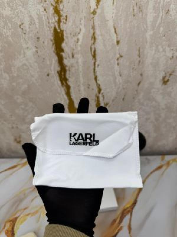 Karl Lagerfeld Premium Zipper Wallet With Box Dust Bag (White) kxd006