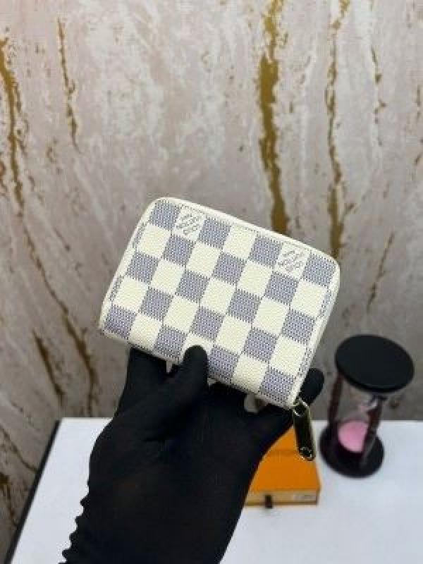 Loui_s Vuitton damier azur zippy wallet (aaa60067-white)