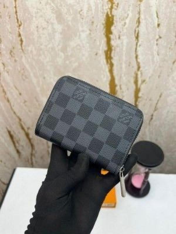 Loui_s vuitton damier graphite zippy wallet (aaa60067-black)