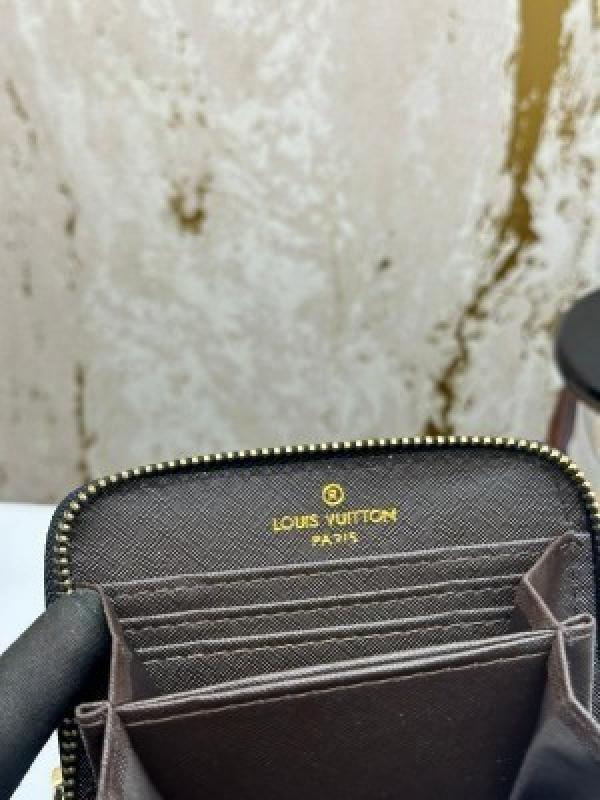Loui_s vuitton premium wallet with box 88001 (black mono)