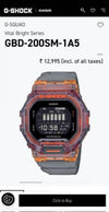 Casio G shock Gbd