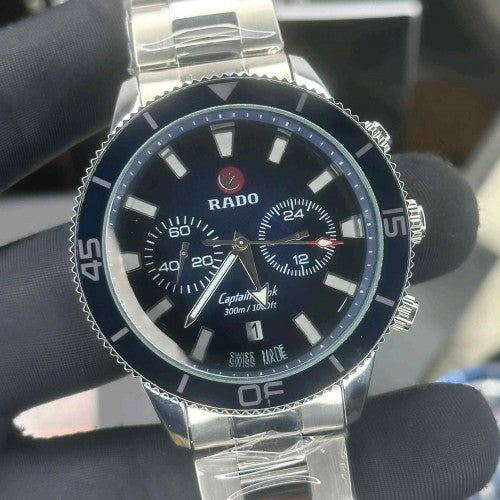 RADO_ CAPTAIN COOK SILVER BLUE DIAL F309