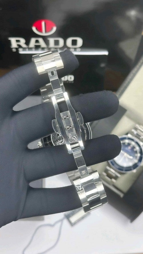 RADO_ CAPTAIN COOK SILVER BLUE DIAL F309