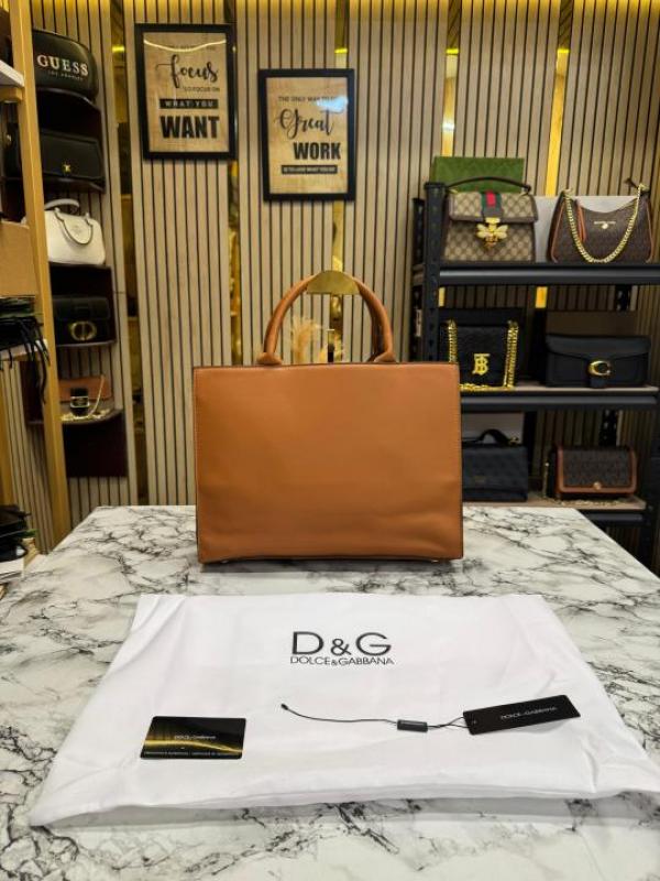 Dolce_&_Gabbana_Daily_Tote_Bag_With_Dust_Bag_And_Card_(Brown)(V-9040)