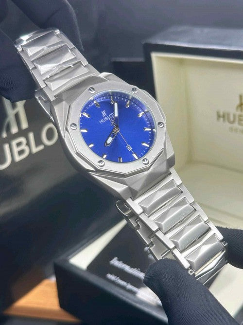 Hublot_Quartz Watch 185 Silver Blue F308