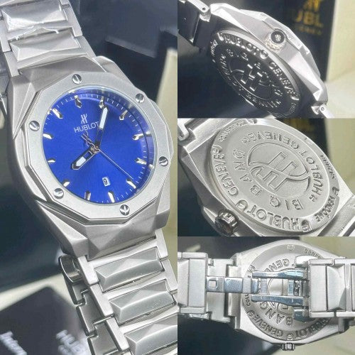 Hublot_Quartz Watch 185 Silver Blue F308