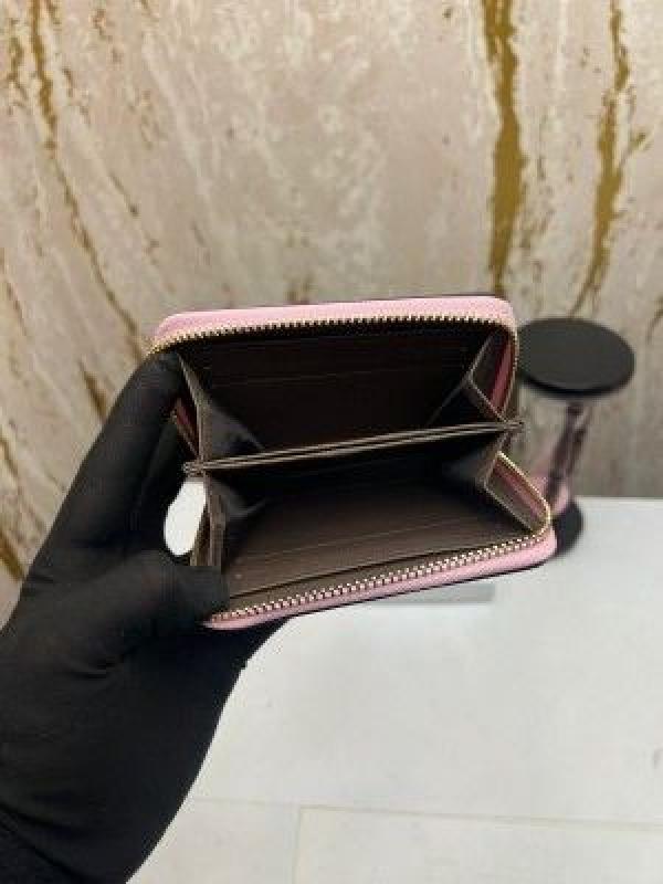 MICHAEL_KORS MINI PREMIUM WALLET WITH OG BOX MK60015 - PINK