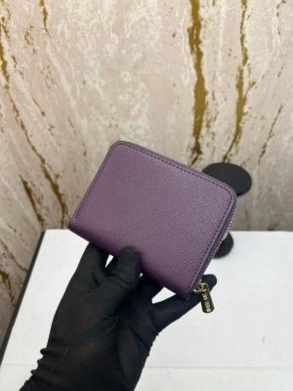 MICHAEL_KORS MINI PREMIUM WALLET WITH OG BOX MK60015 - PURPLE