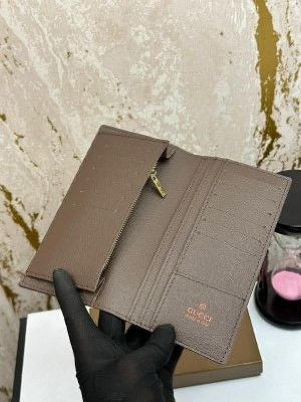 GUCC_I LONG WALLET WITH OG BOX PREMIUM QUALITY GG PRINT (BLUE) (AAA62665