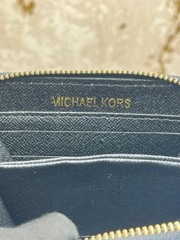 MICHAEL KOR_S MINI PREMIUM WALLET WITH OG BOX MK 60067 - BLACK