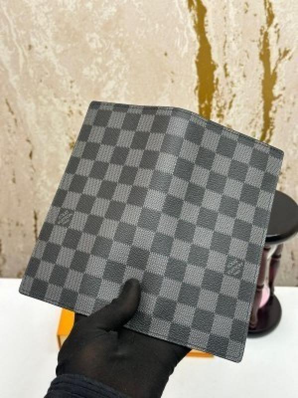 LOUI_S VUITTON PREMIUM WALLET (BLACK GRID-AAA62665)