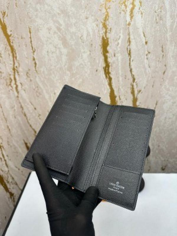 LOUI_S VUITTON PREMIUM WALLET (BLACK GRID-AAA62665)