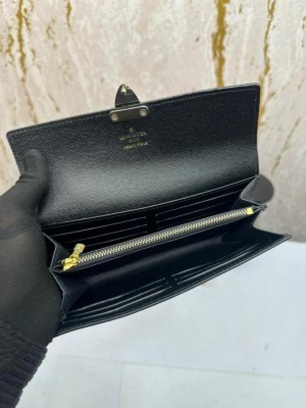 LOUI_S VUITTON PREMIUM WALLET WITH BOX PL3128 (BLACK DAMIER )