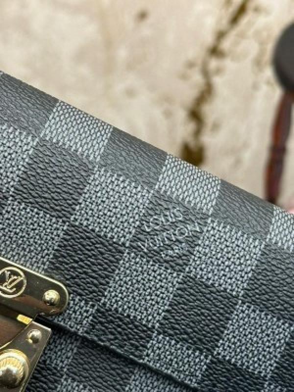 LOUI_S VUITTON PREMIUM WALLET WITH BOX PL3128 (BLACK DAMIER )