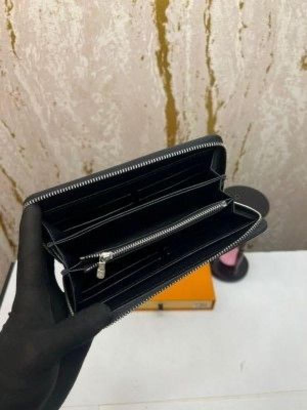 LOUI_S VUITTON PREMIUM WALLET WITH OG BOX AAA60017 [BLACK STYLE]