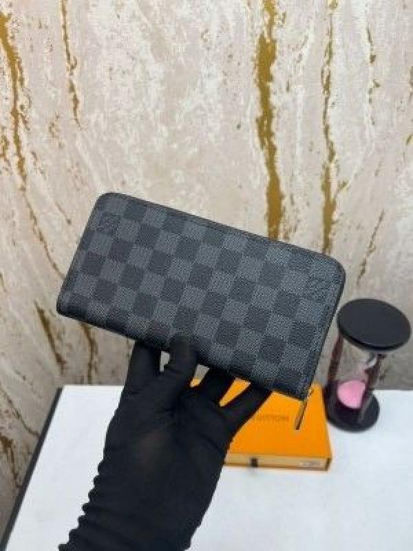 LOUI_S VUITTON PREMIUM WALLET WITH OG BOX AAA60017 [BLACK STYLE]