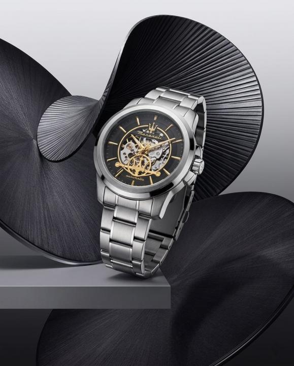 Maserat_i Successo Skeleton automatic Silver-black-gold