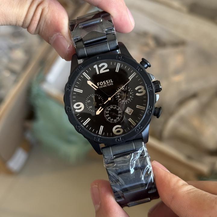Fossi l Nate 100 meters Chronograph (All Working)