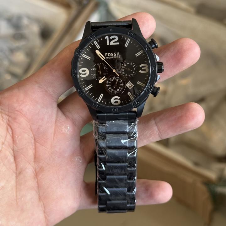 Fossi l Nate 100 meters Chronograph (All Working)