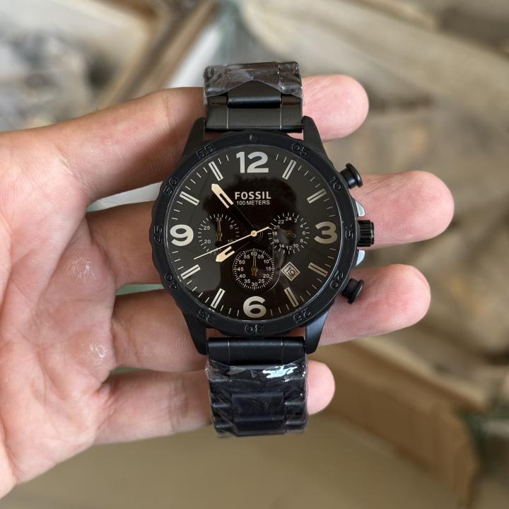 Fossi l Nate 100 meters Chronograph (All Working)