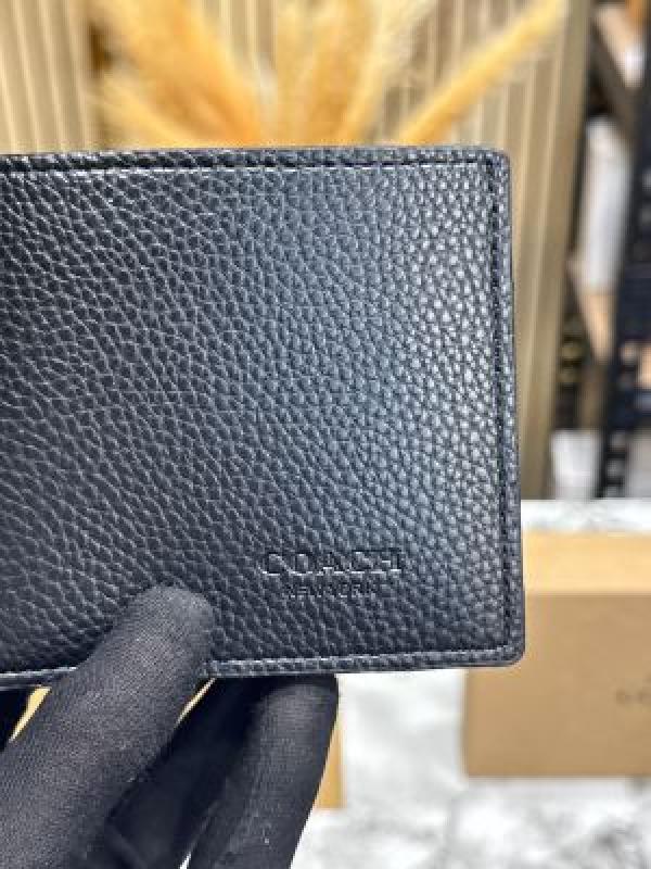 Coac_h Monogram Signature Wallet Combo With Keychain Includes Box Dust Bag and Carry Bag (60223-Black)