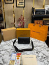 LOUI_S vuitton officier pouch sling bag with og dust bag & double box including carry bag premium quality [ black]