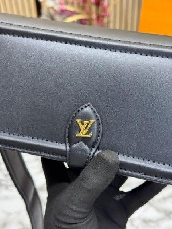 LOUI_S vuitton officier pouch sling bag with og dust bag & double box including carry bag premium quality [ black]