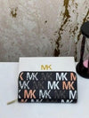 MICHAEL KOR_S LONG PREMIUM WALLET WITH OG BOX MK3051 BLACK